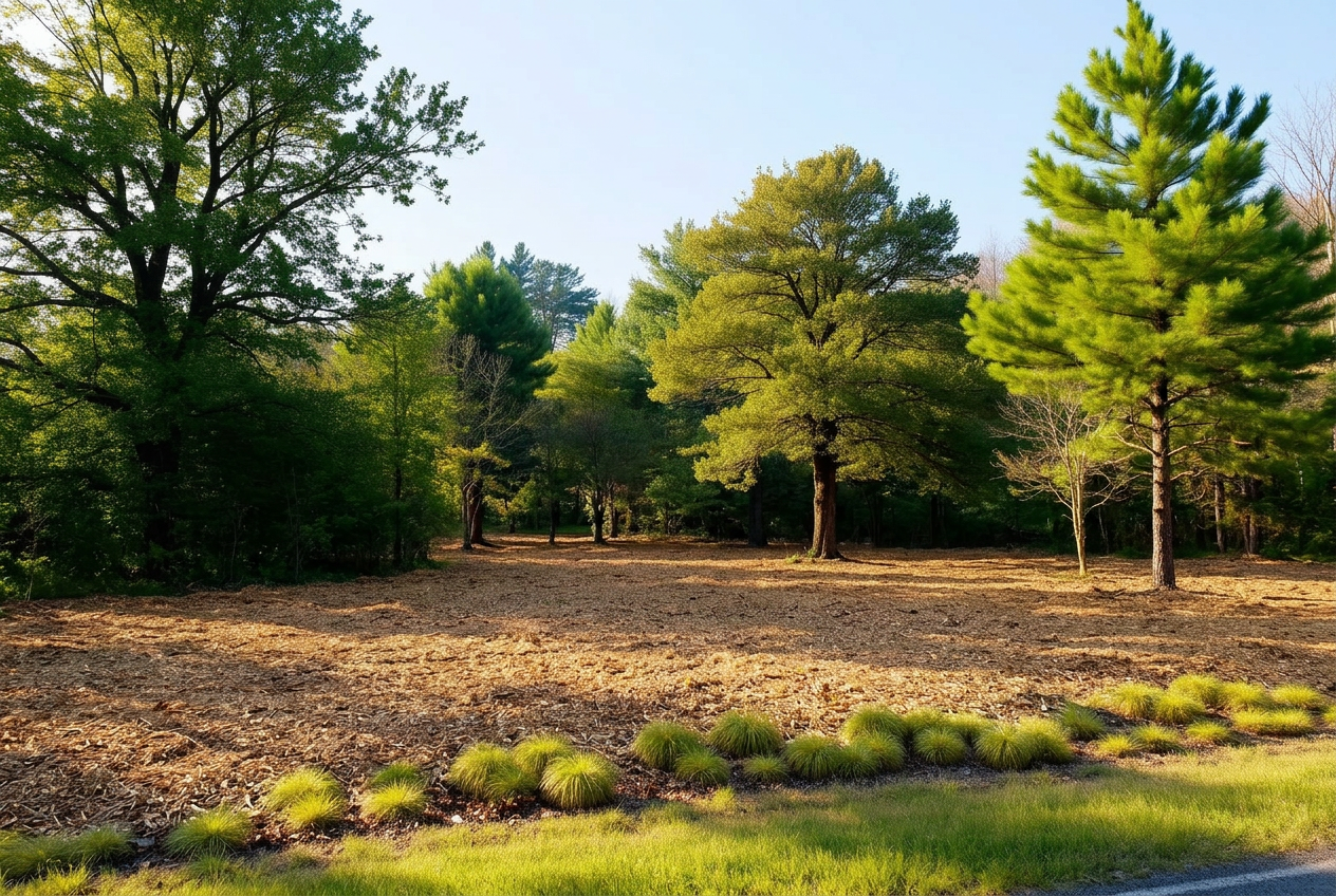 Future Building Site — after forestry mulching