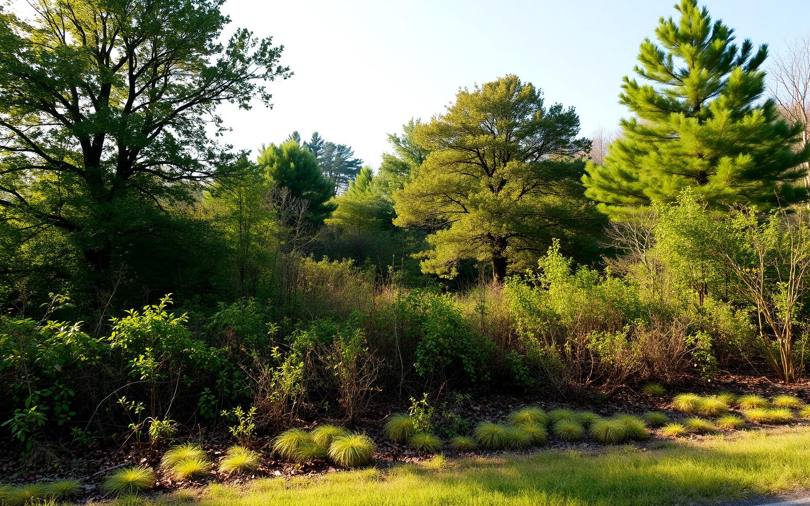 Future Building Site — before forestry mulching